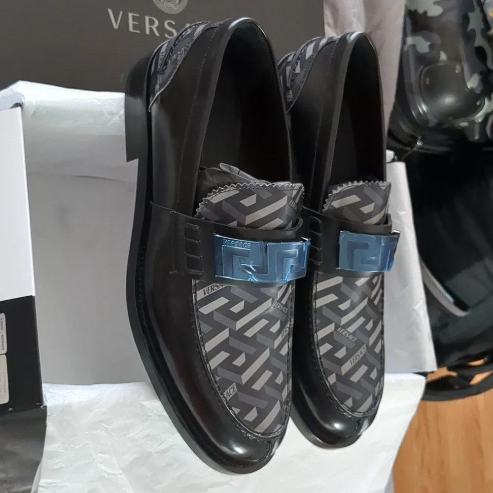New Versace Greca Loafer 42 9 shoes - Picture 7 of 7